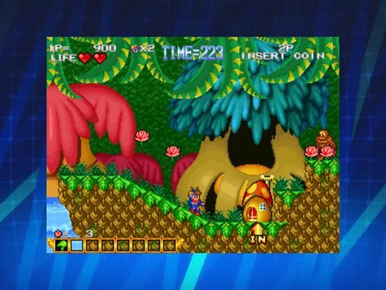 Изображение игры: BLUE'S JOURNEY ACA NEOGEO