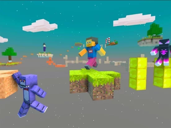 Изображение игры: Craft Parkour: 3D Blocky Race