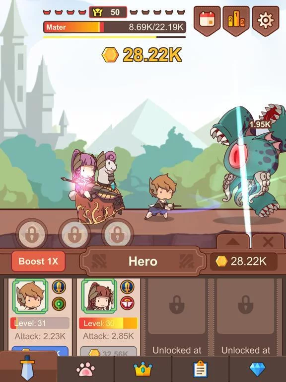 Изображение игры: Click Chronicles Idle Hero