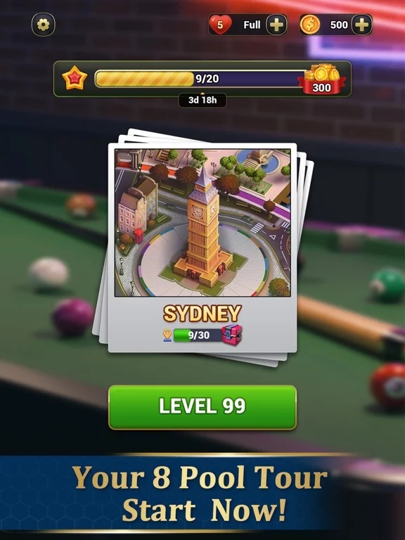 Изображение игры: 8 Pool Master