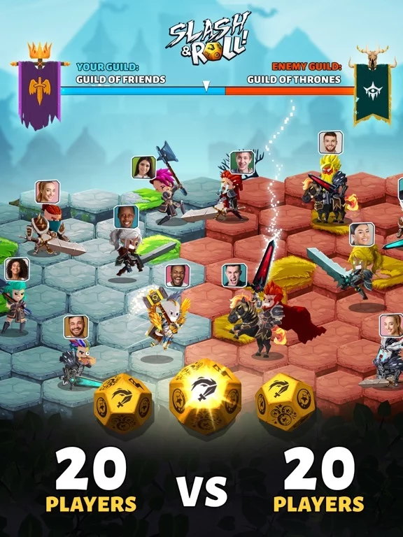 Изображение игры: Slash & Roll: Multiplayer RPG