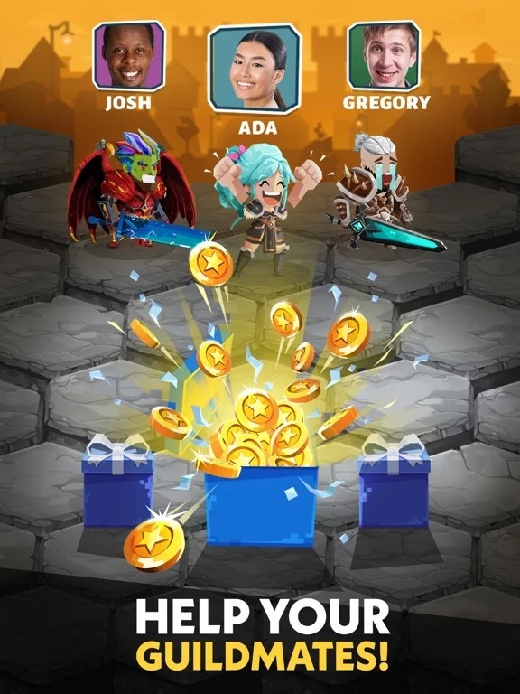 Изображение игры: Slash & Roll: Multiplayer RPG