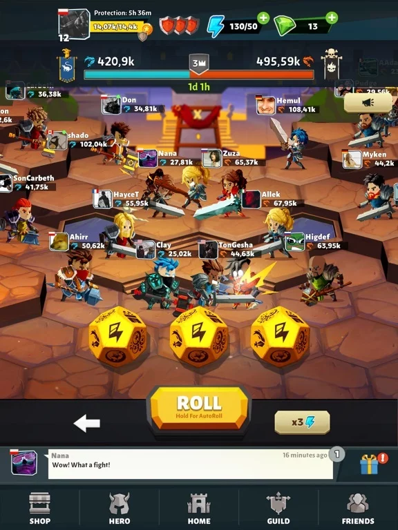 Изображение игры: Slash & Roll: Multiplayer RPG