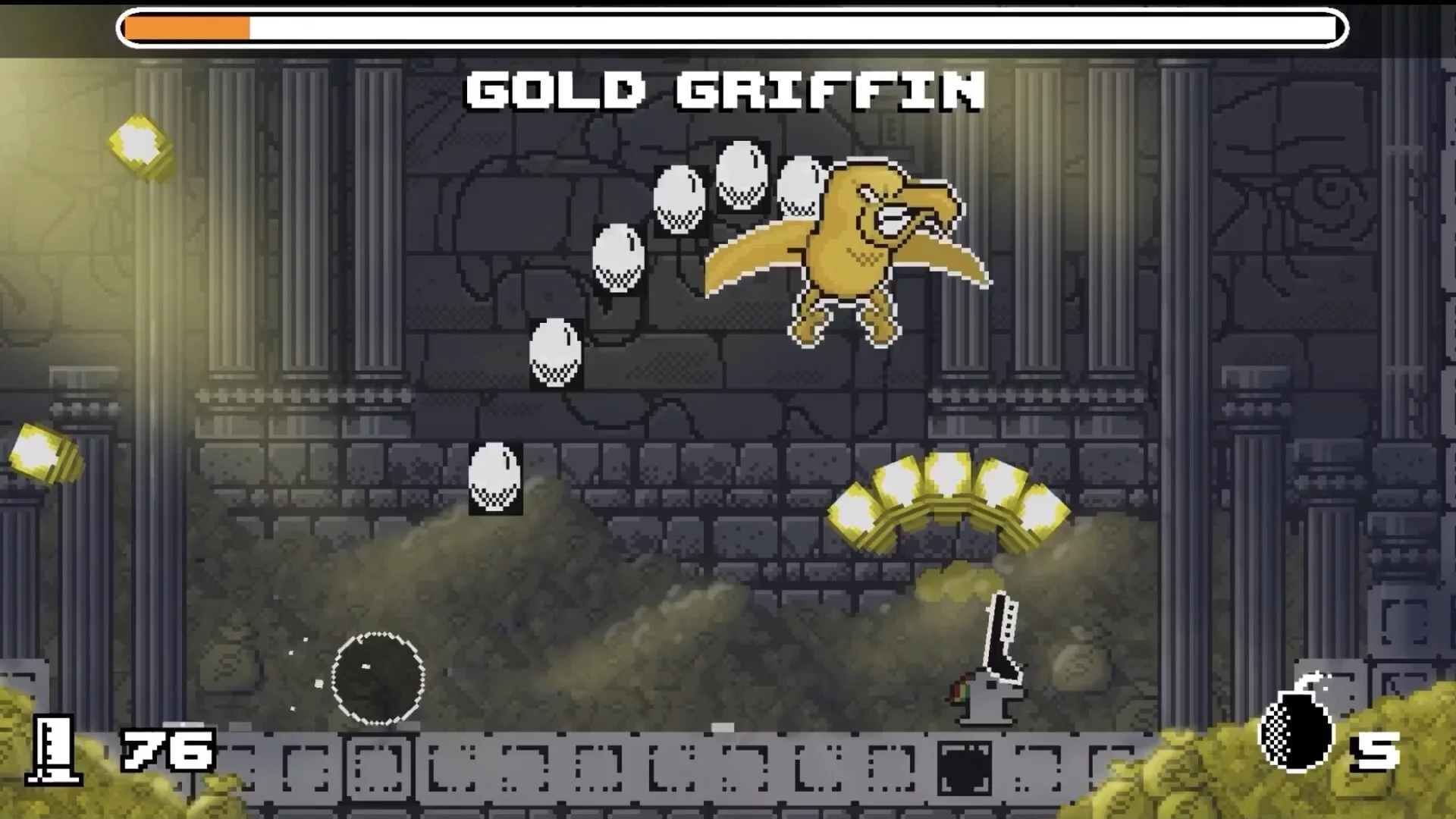 Изображение игры: Unichrome: A 1-Bit Unicorn Adventure