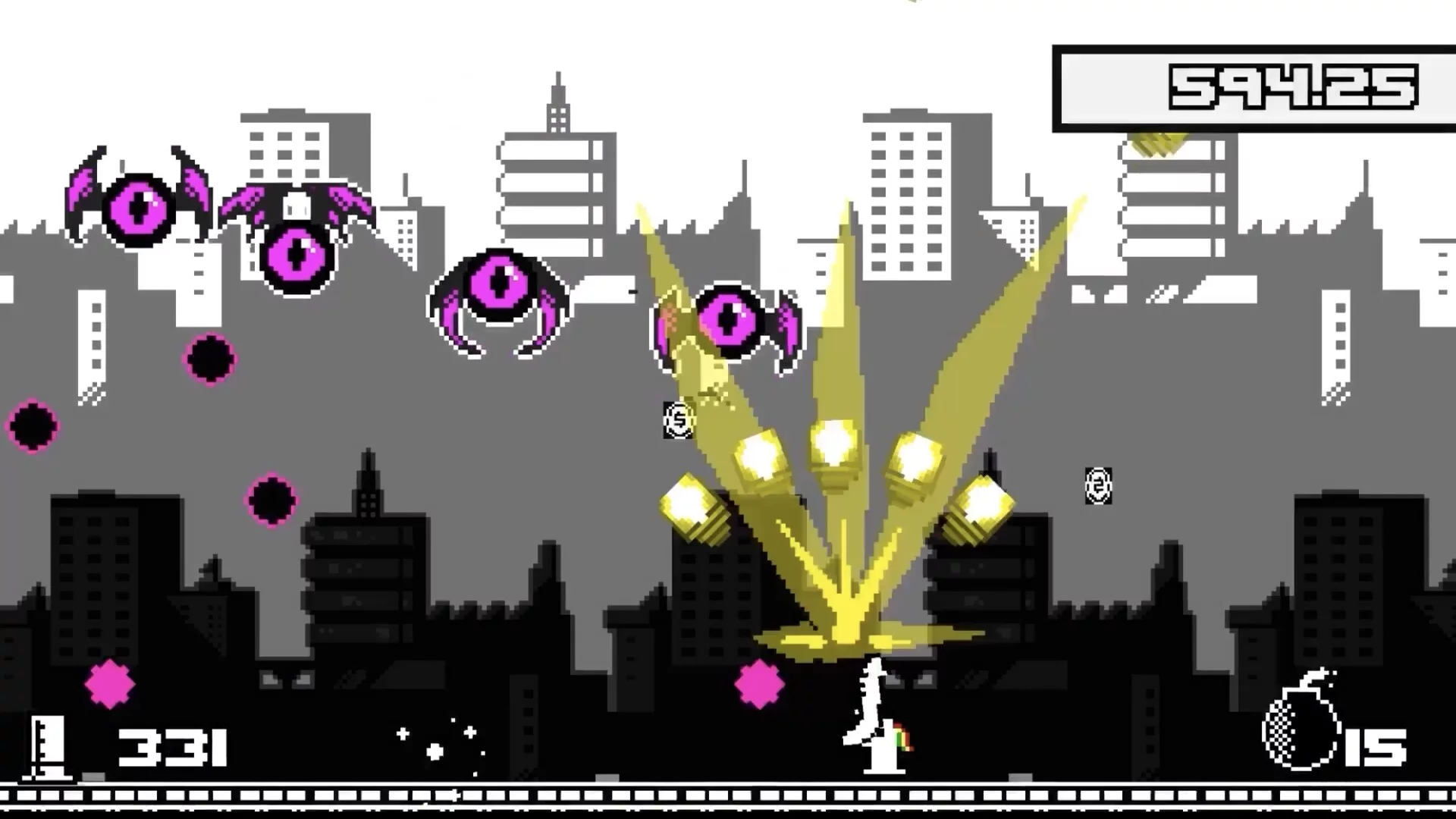 Изображение игры: Unichrome: A 1-Bit Unicorn Adventure