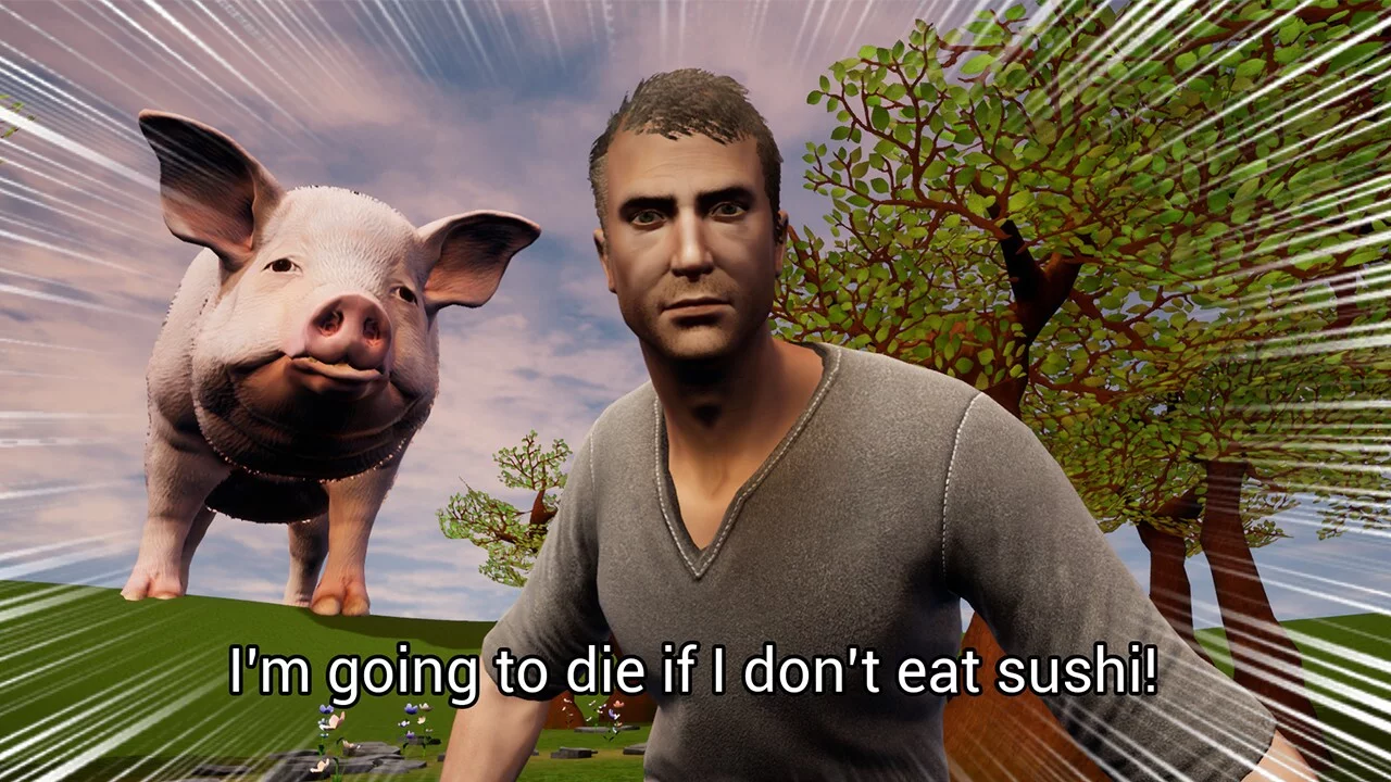 Изображение игры: I’m going to die if I don’t eat sushi!