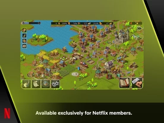Изображение игры: NETFLIX Townsmen