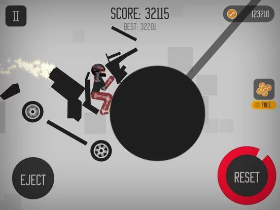 Изображение игры: Stickhero Dismounting Ragdoll