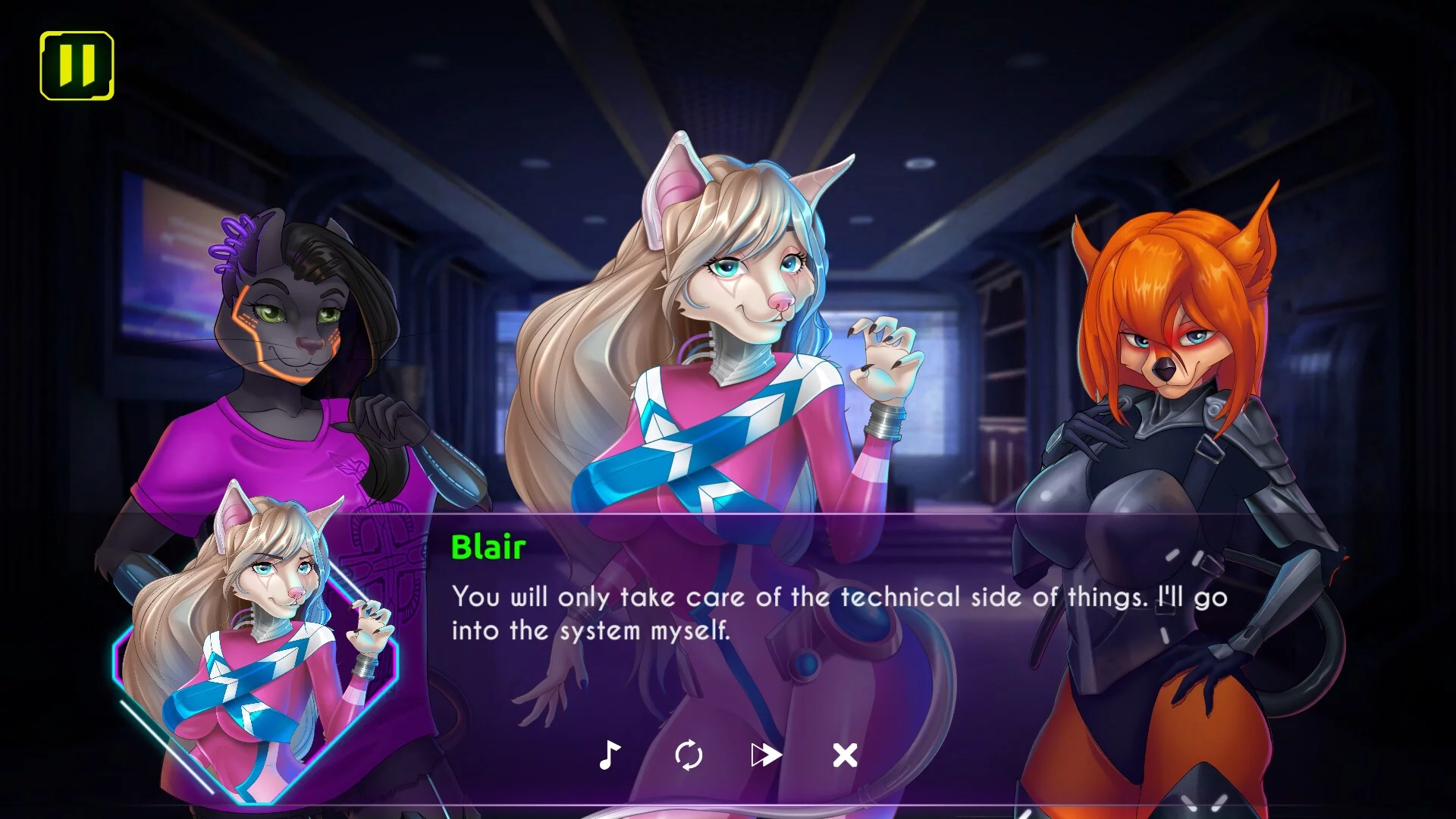 Изображение игры: FURRY CYBERSEX
