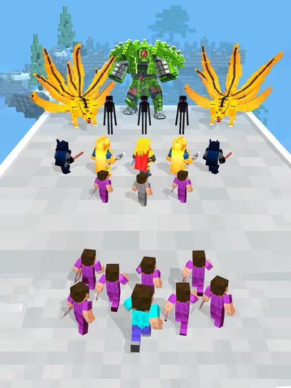 Изображение игры: Merge Run 3D