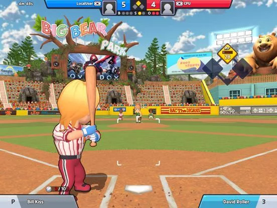 Изображение игры: Super Baseball League