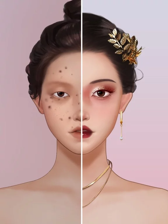 Изображение игры: Makeup Styling -DIY Salon game
