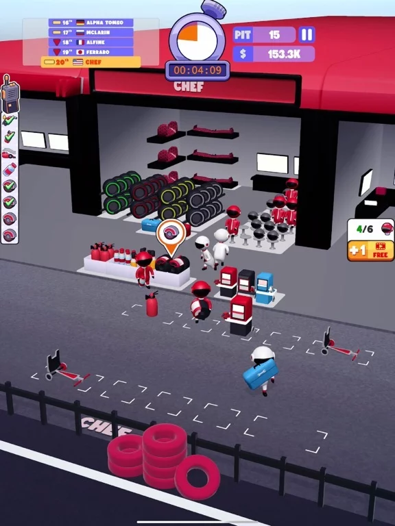 Изображение игры: Pit Stop Idle