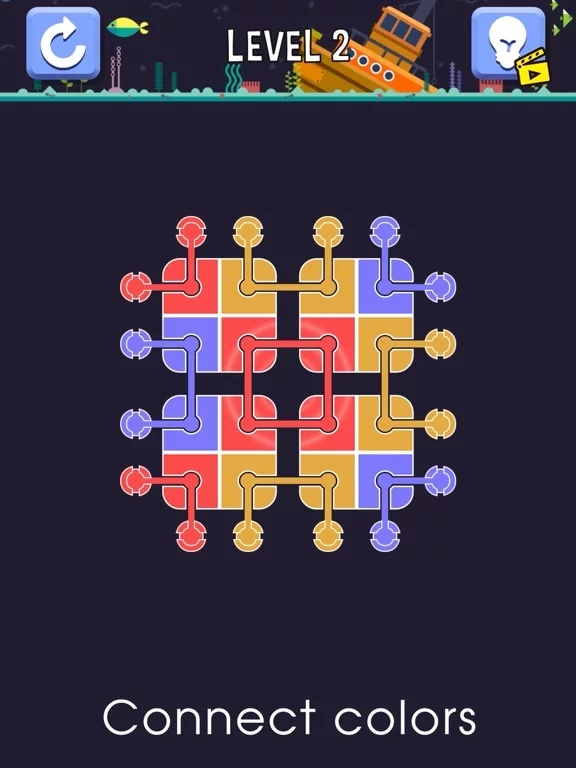 Изображение игры: Color Tile Rotate
