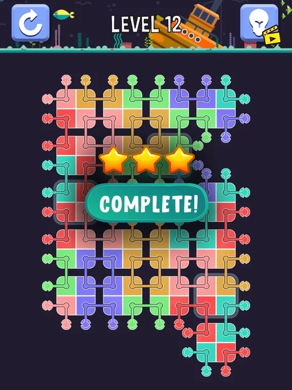 Изображение игры: Color Tile Rotate