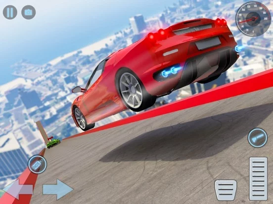 Изображение игры: Extreme Car Ramp Stunts Race