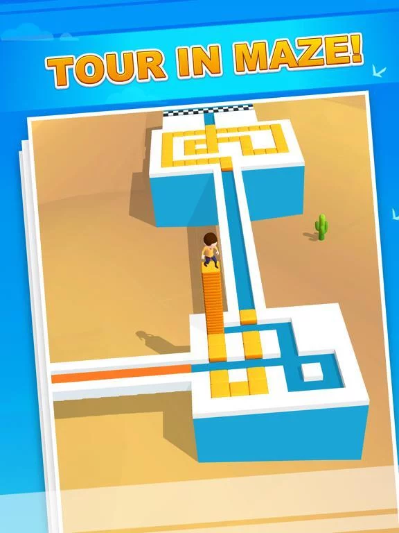 Изображение игры: Tile Stack - Maze Tour