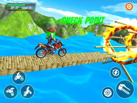 Изображение игры: Bike Stunts Race Game 3D
