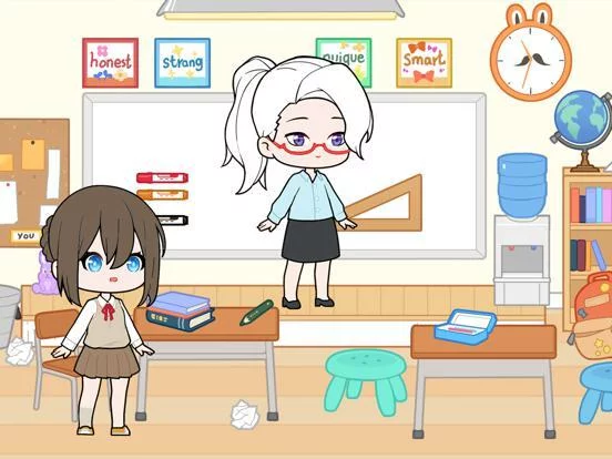 Изображение игры: YOYO Doll: Anime School Life