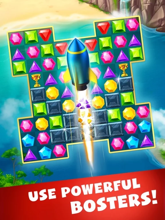 Изображение игры: Jewels Planet - Match 3 Game