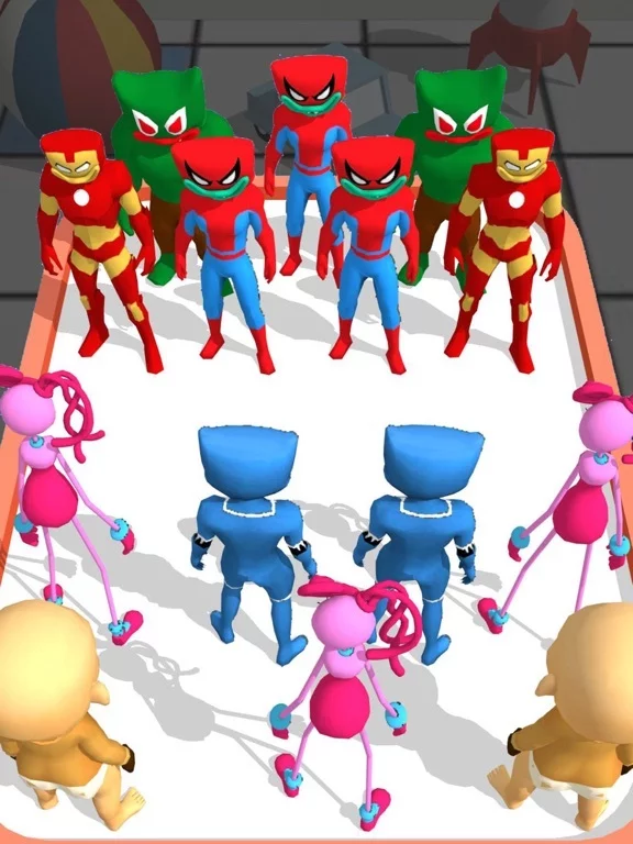 Изображение игры: Superhero Monster Merge Master
