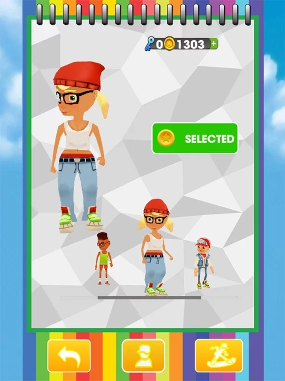 Изображение игры: Sky Train Surfers