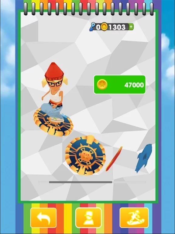 Изображение игры: Sky Train Surfers