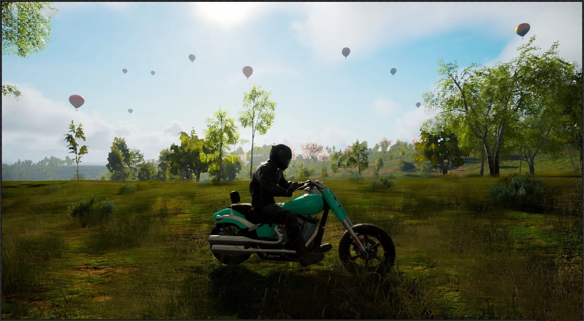 Изображение игры: Motorcycle Travel Simulator