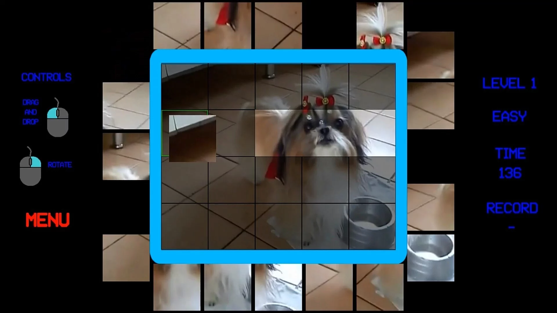 Изображение игры: Dogs Cyberpuzzle