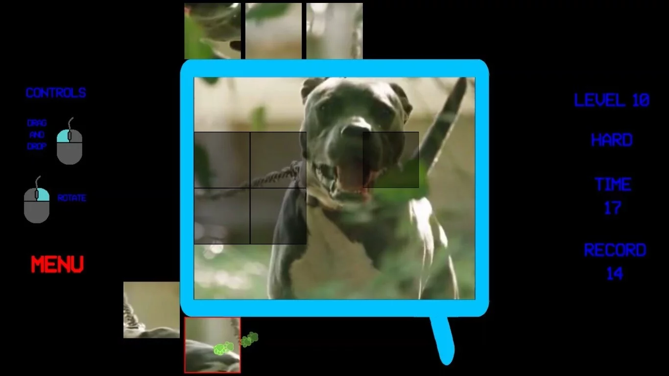 Изображение игры: Dogs Cyberpuzzle