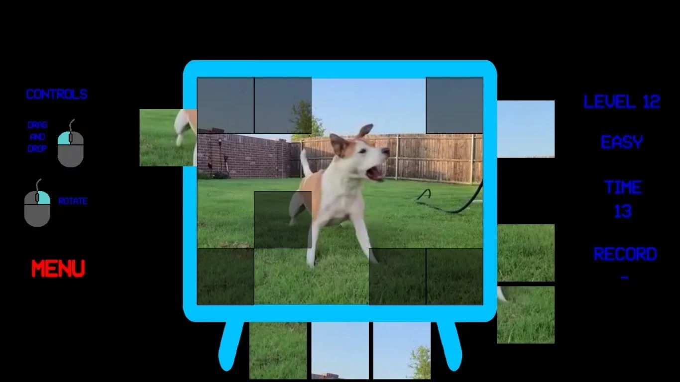 Изображение игры: Dogs Cyberpuzzle