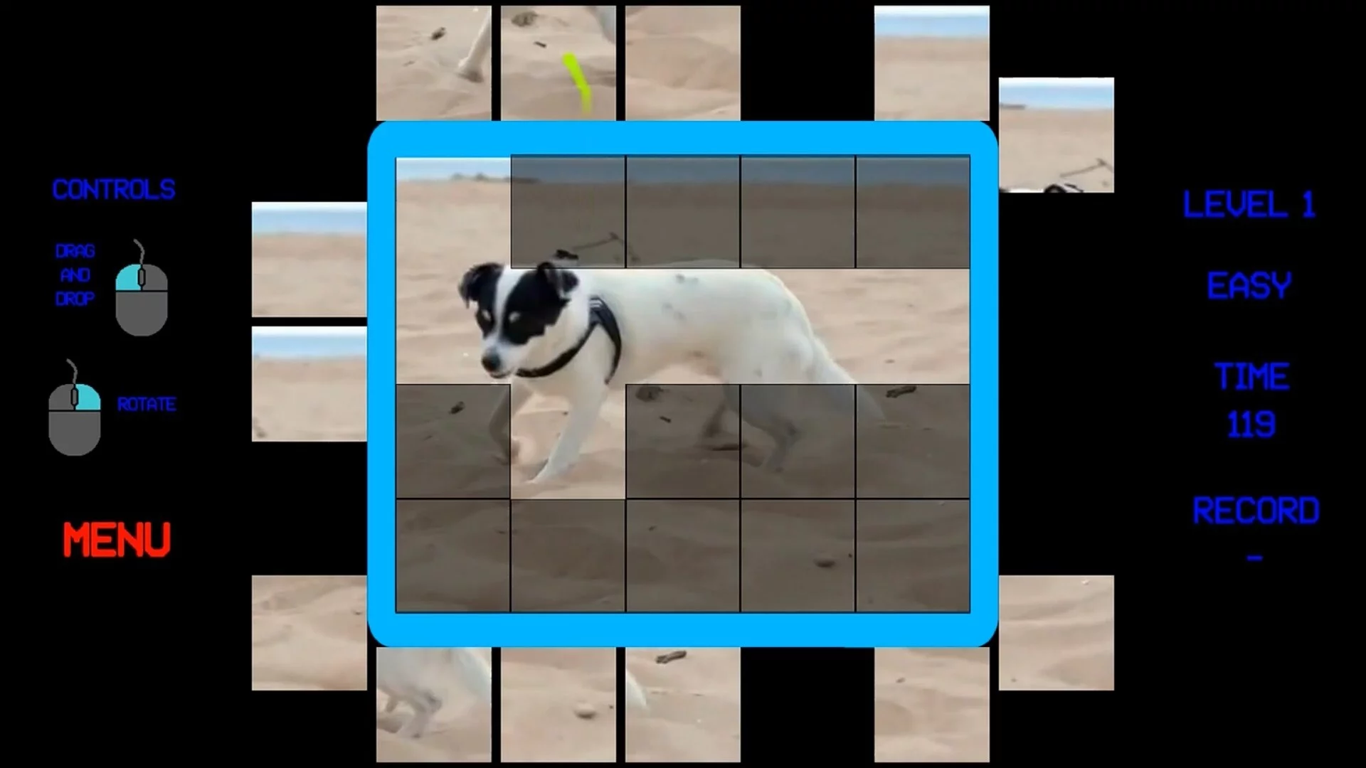Изображение игры: Dogs Cyberpuzzle