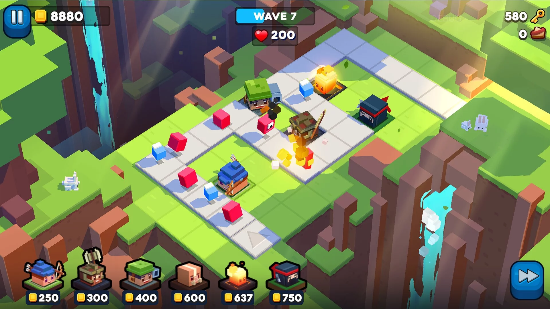 Изображение игры: Defend The Bits TD