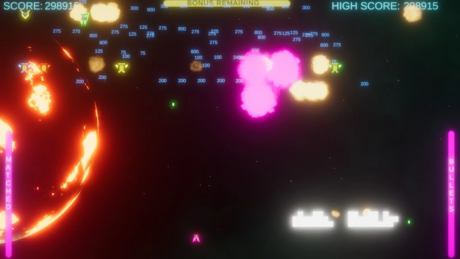 Изображение игры: Neon Invaders