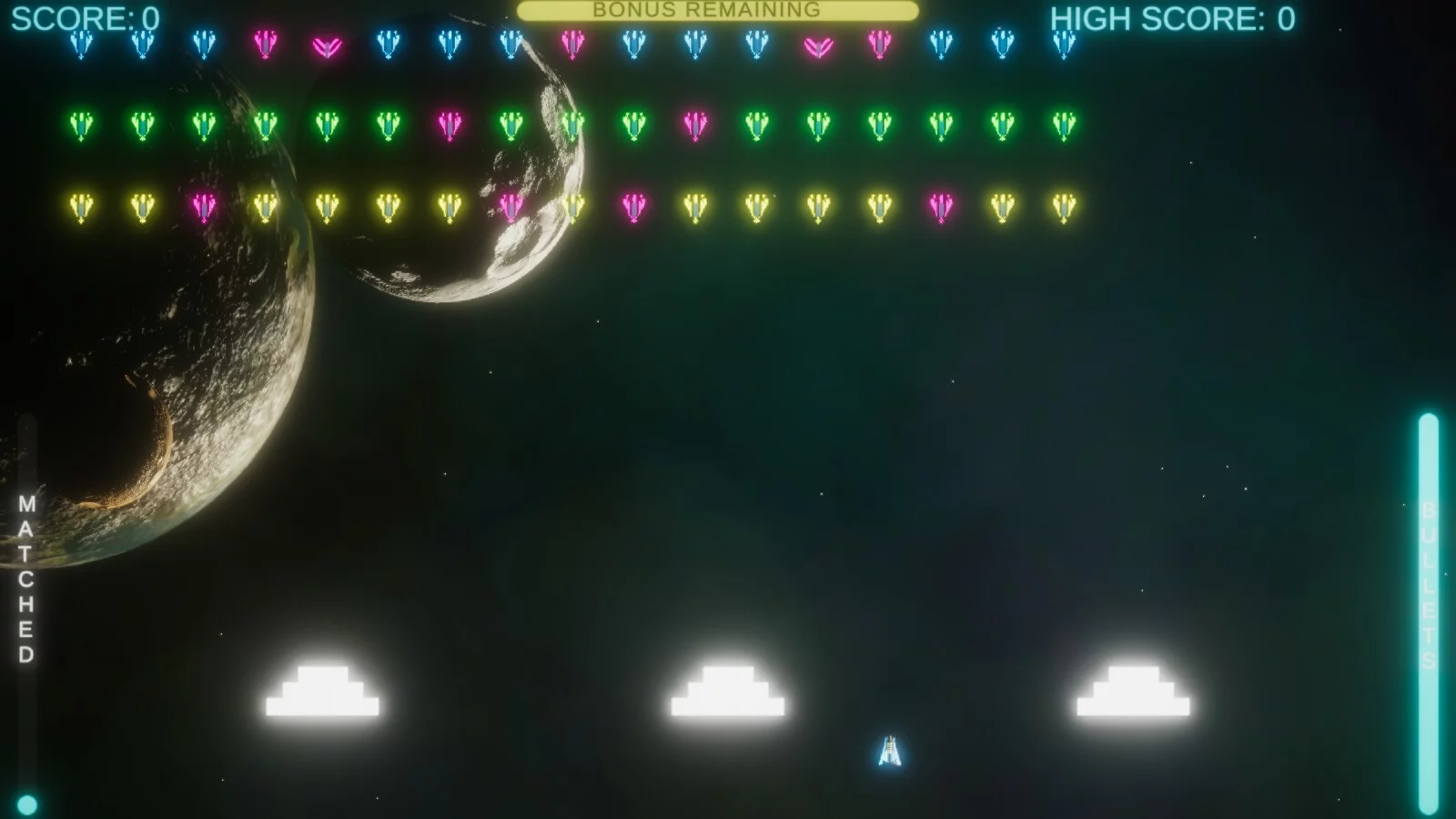 Изображение игры: Neon Invaders