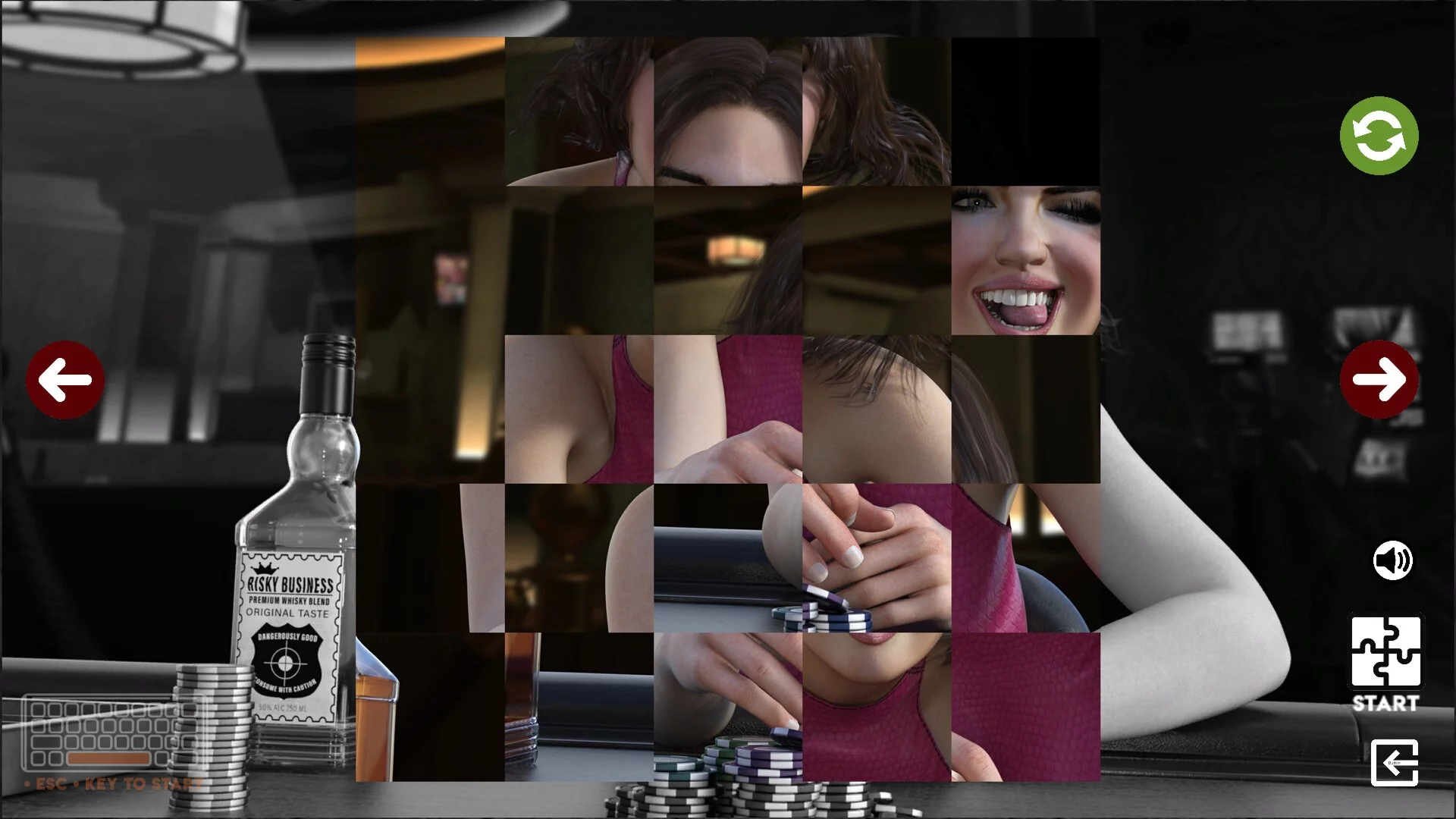 Изображение игры: Whore Dealer an Wet Porn Erotic Puzzle