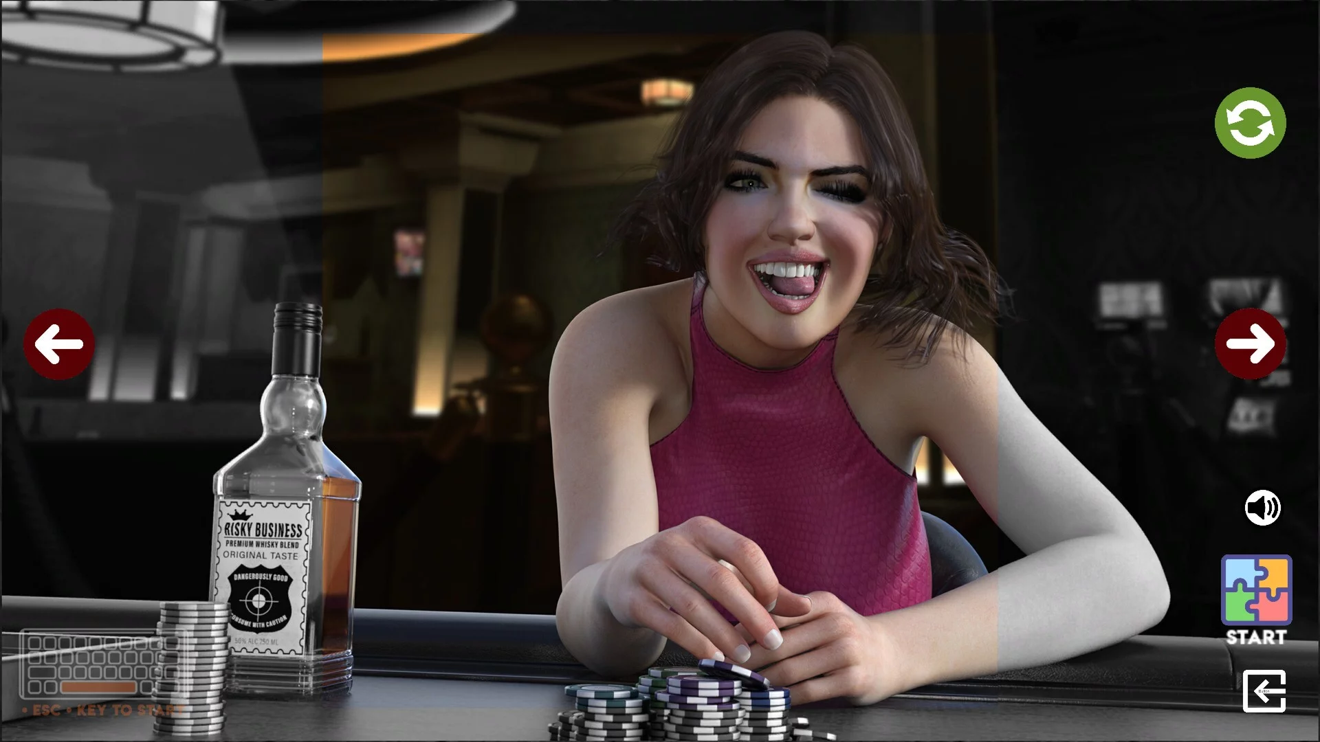Изображение игры: Whore Dealer an Wet Porn Erotic Puzzle