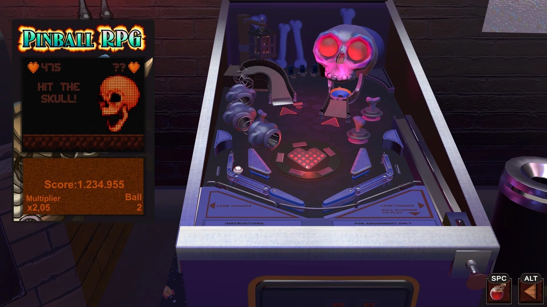 Изображение игры: Eternal Pinball RPG