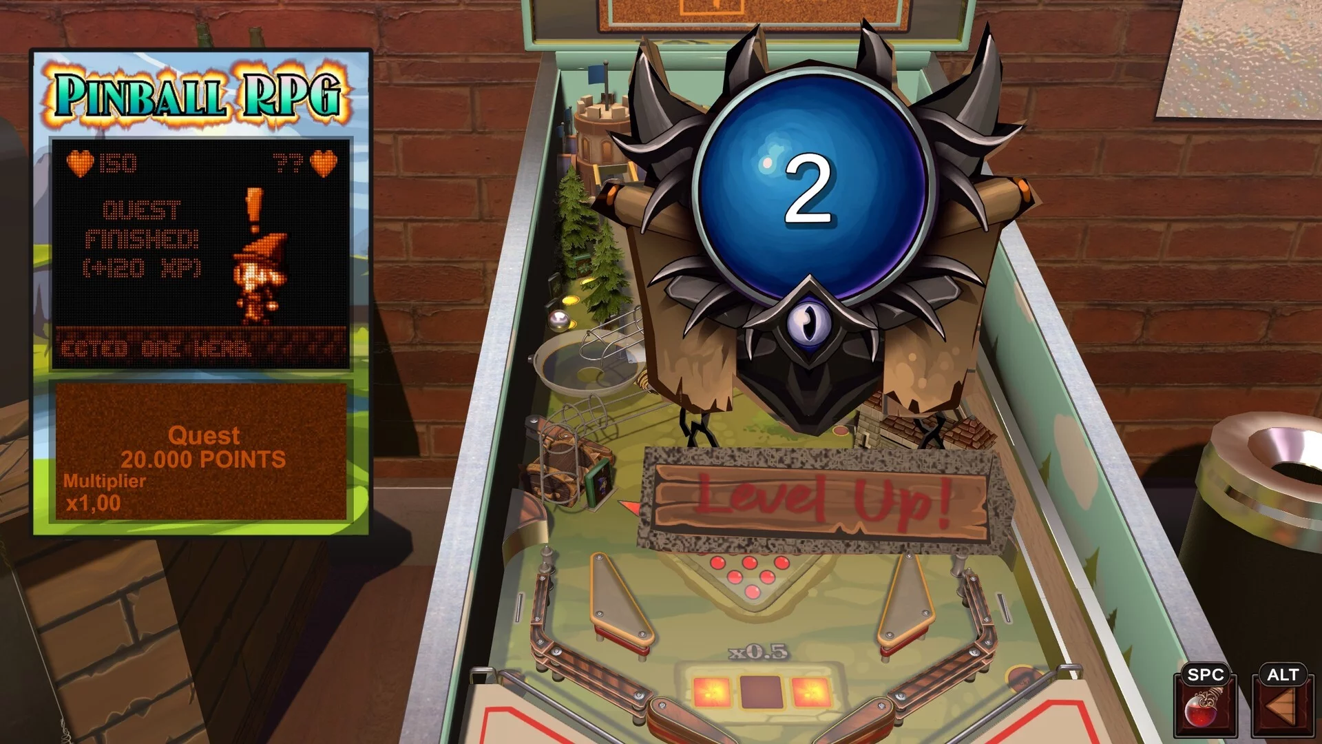 Изображение игры: Eternal Pinball RPG