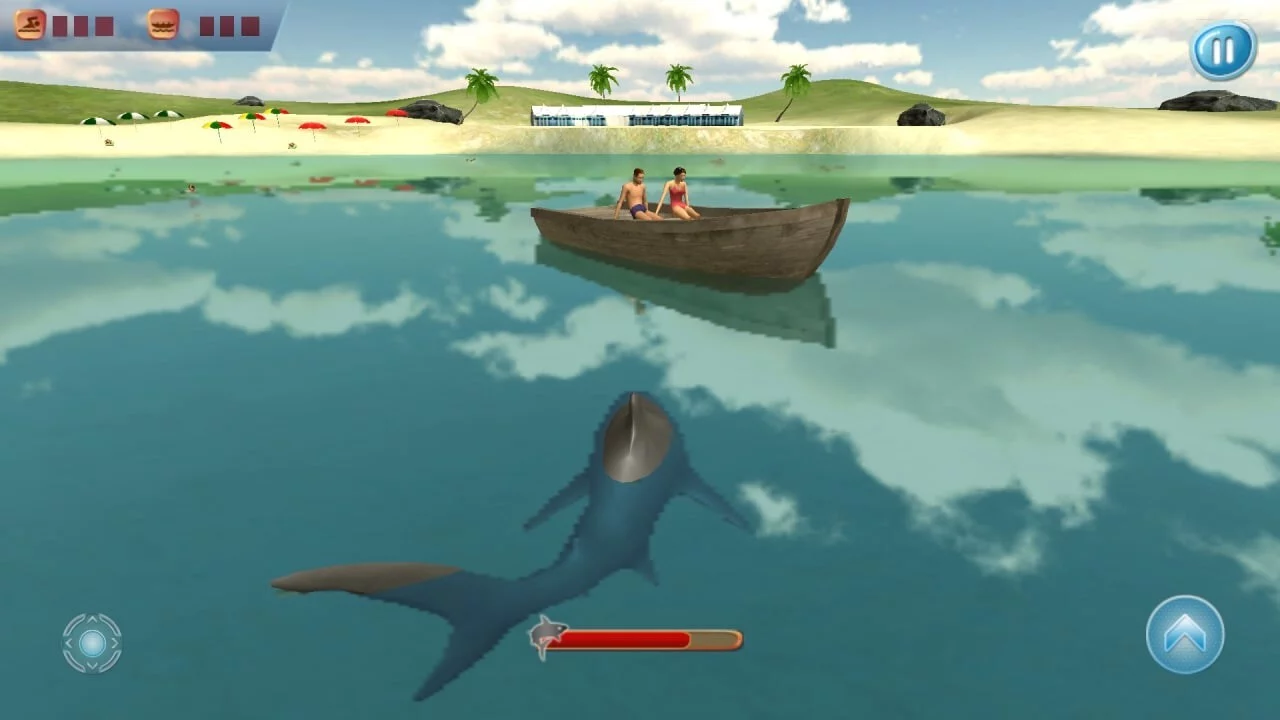 Изображение игры: Shark Assault Simulator