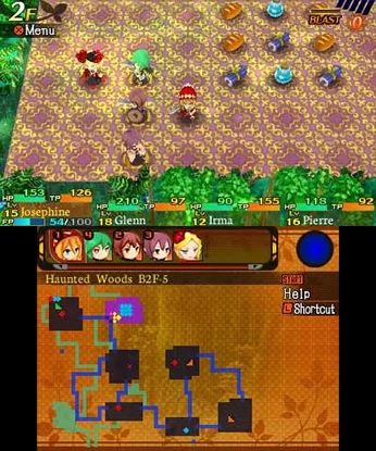 Изображение игры: Etrian Mystery Dungeon