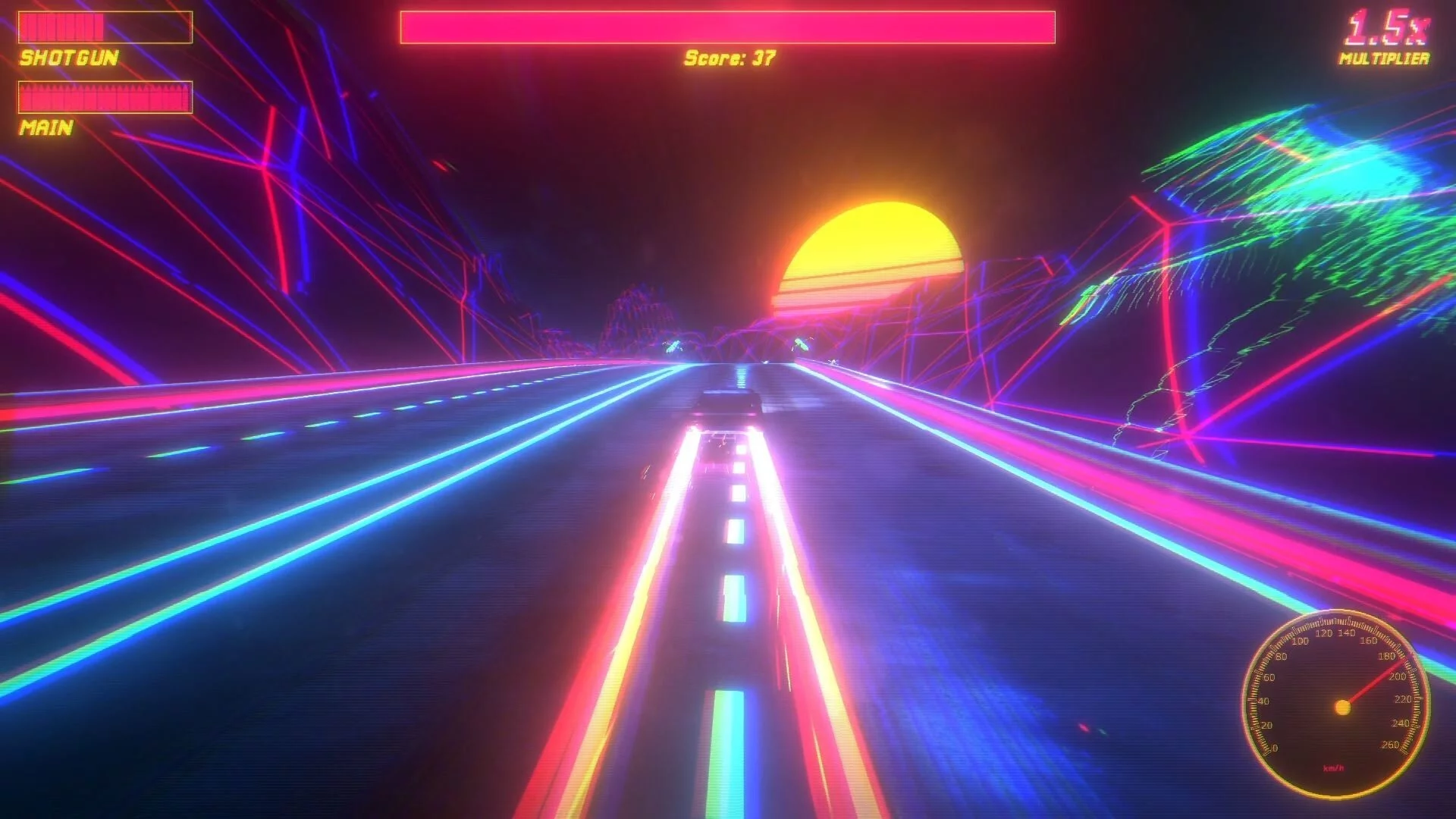 Изображение игры: Synthwave FURY