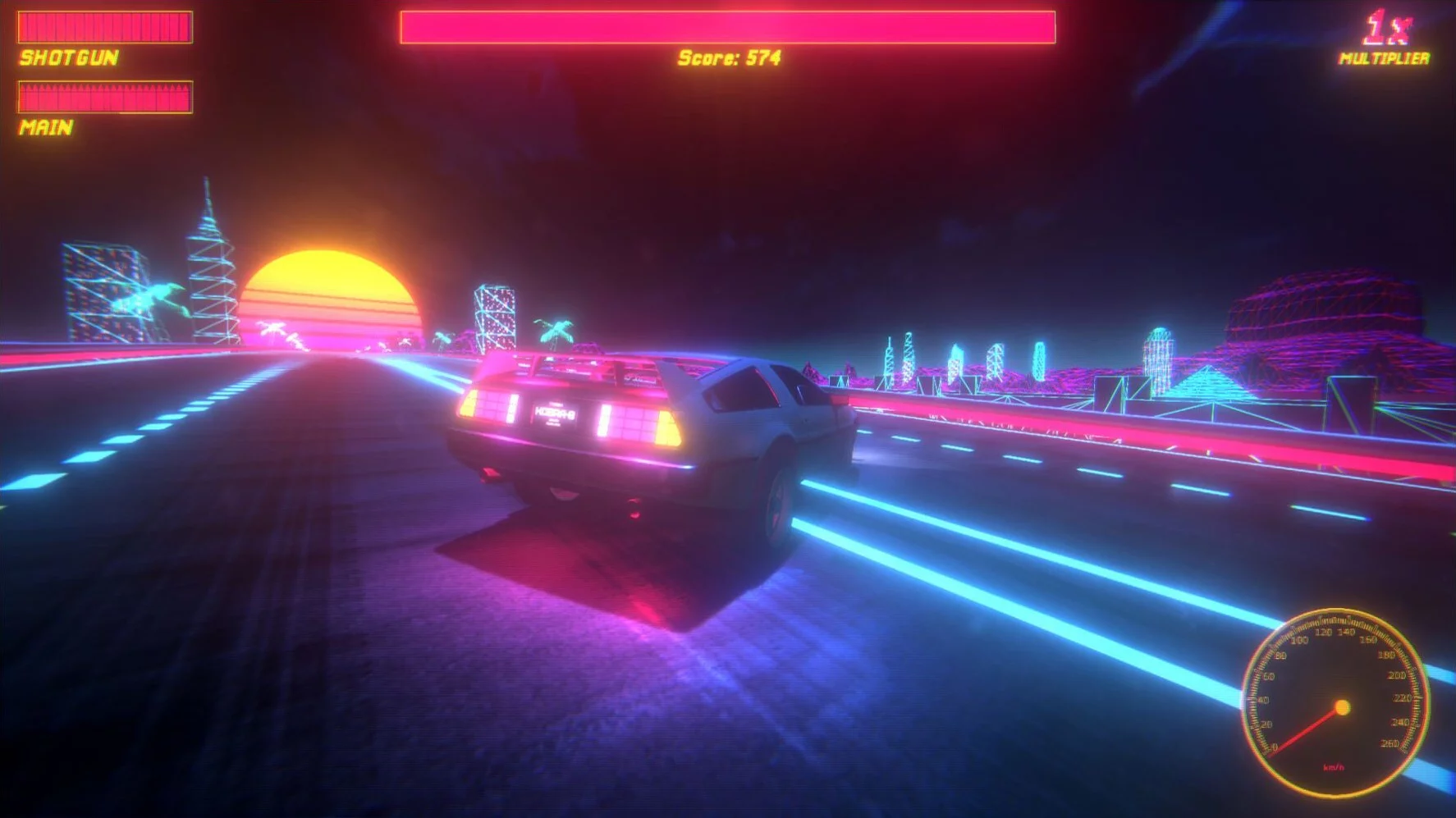 Изображение игры: Synthwave FURY