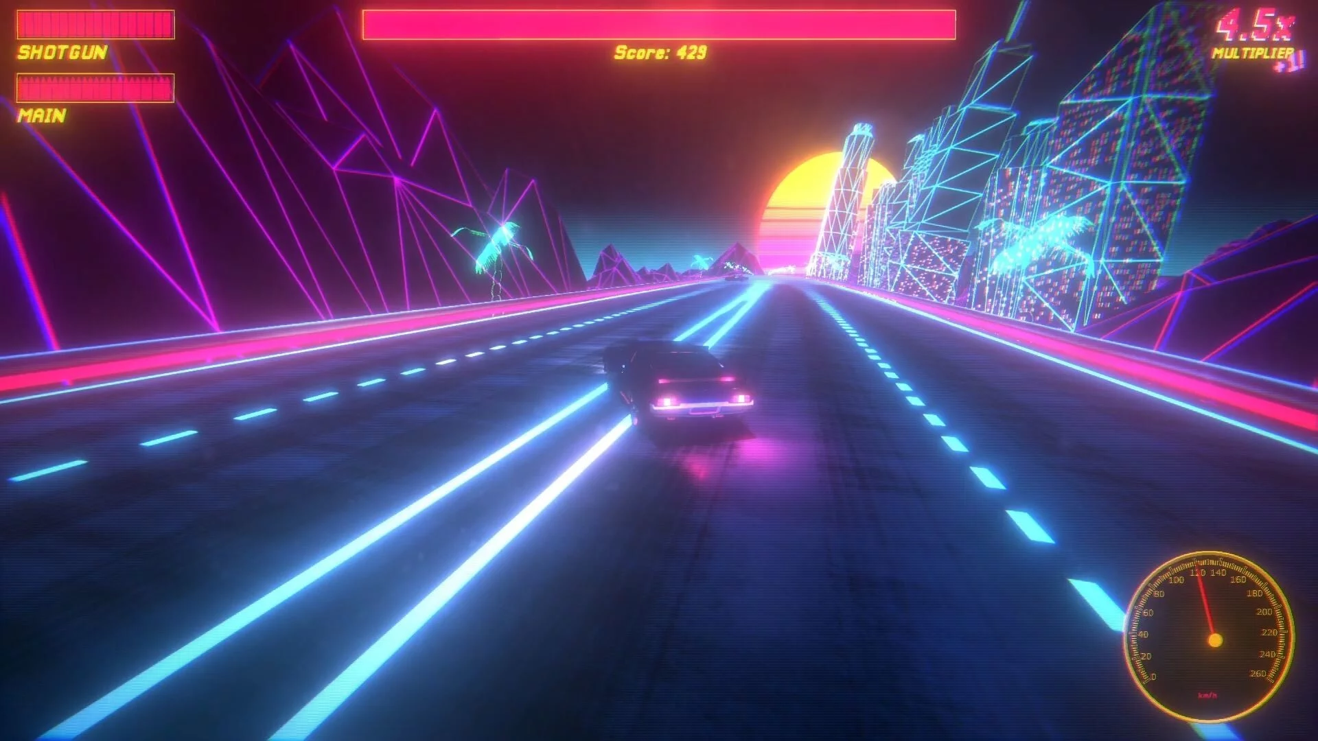 Изображение игры: Synthwave FURY