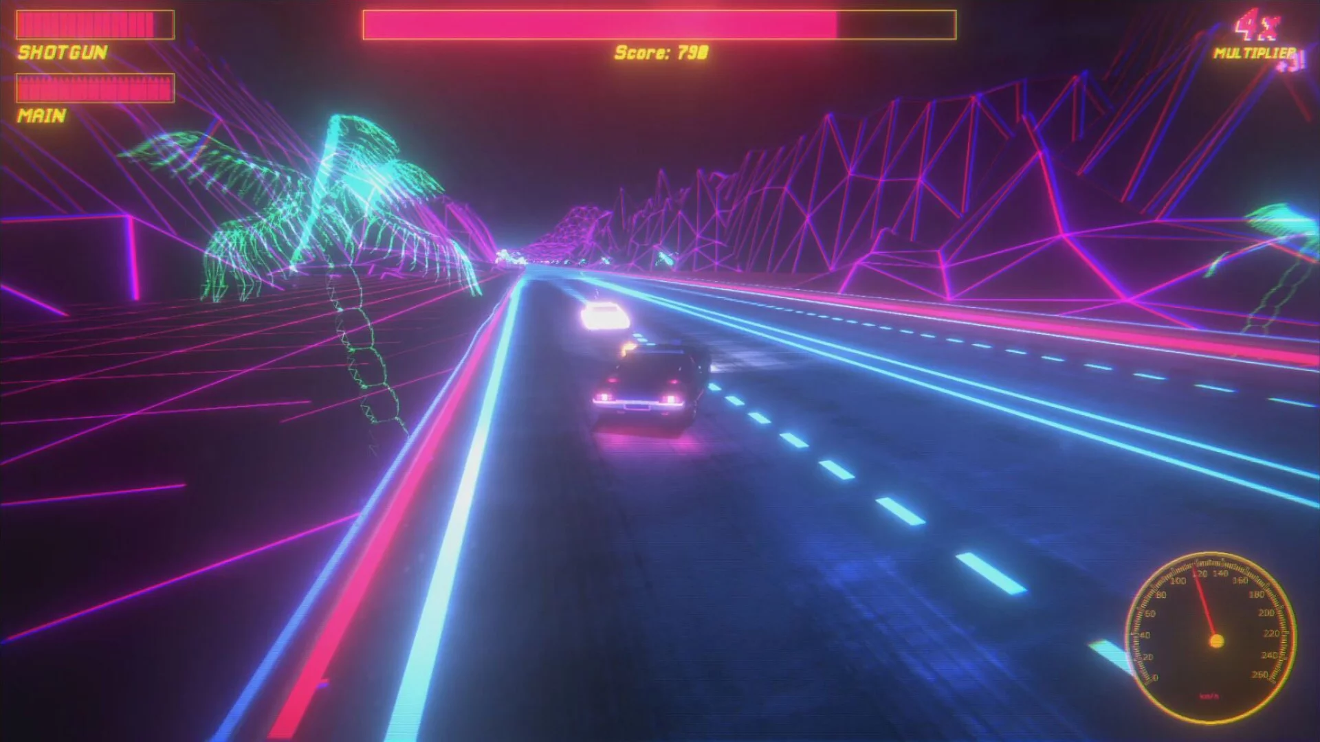Изображение игры: Synthwave FURY