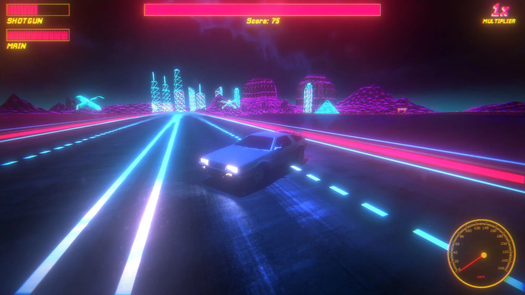 Изображение игры: Synthwave FURY
