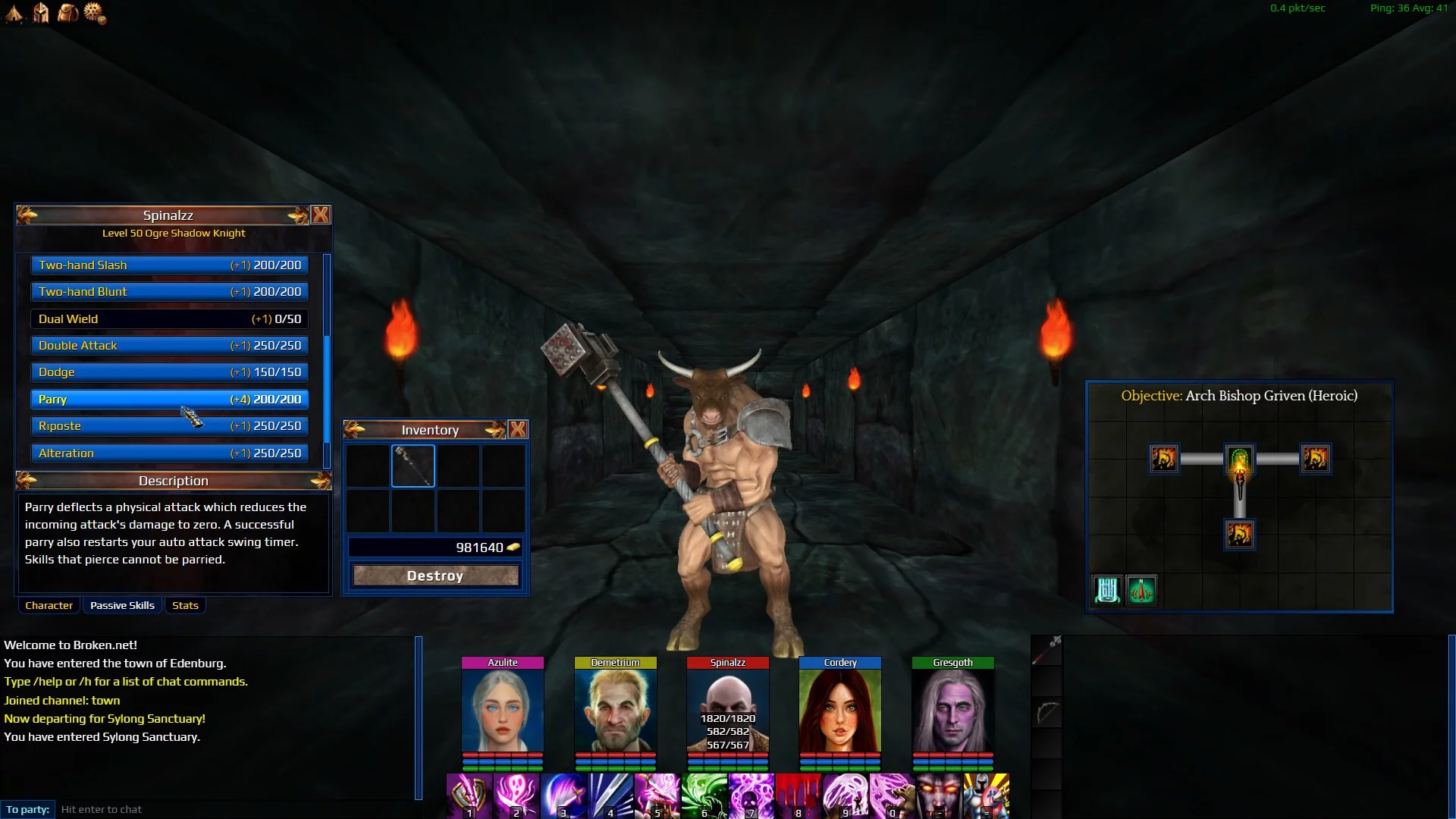 Изображение игры: Nevergrind Online