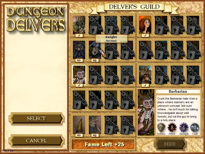 Изображение игры: Dungeon Delvers