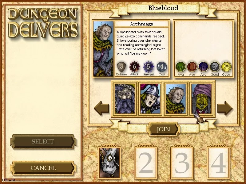 Изображение игры: Dungeon Delvers