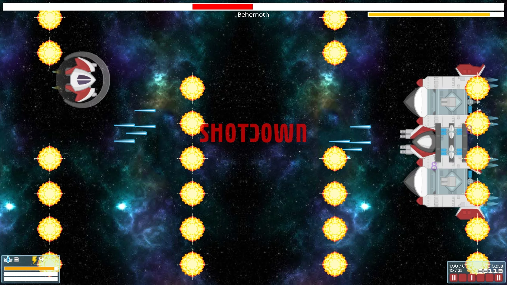 Изображение игры: Nuts Space Shooter